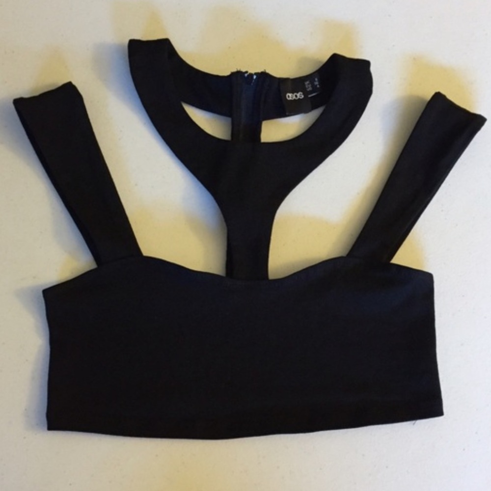 ASOS Collared Crop